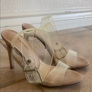 Gianni Bini Clear Strap Heels